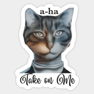 a-ha "Take on Me" Sticker